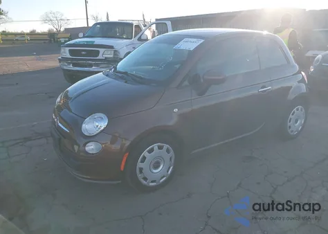 2013 Fiat 500 Pop from USA, damaged, VIN 3C3CFFARXDT743256